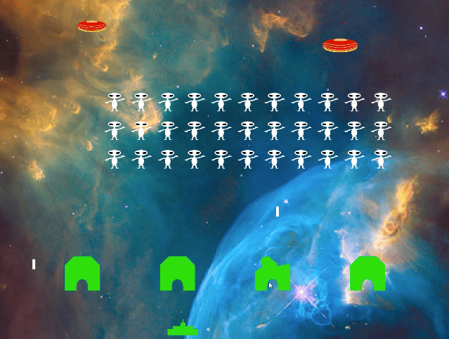 インベーダーズ風ゲーム